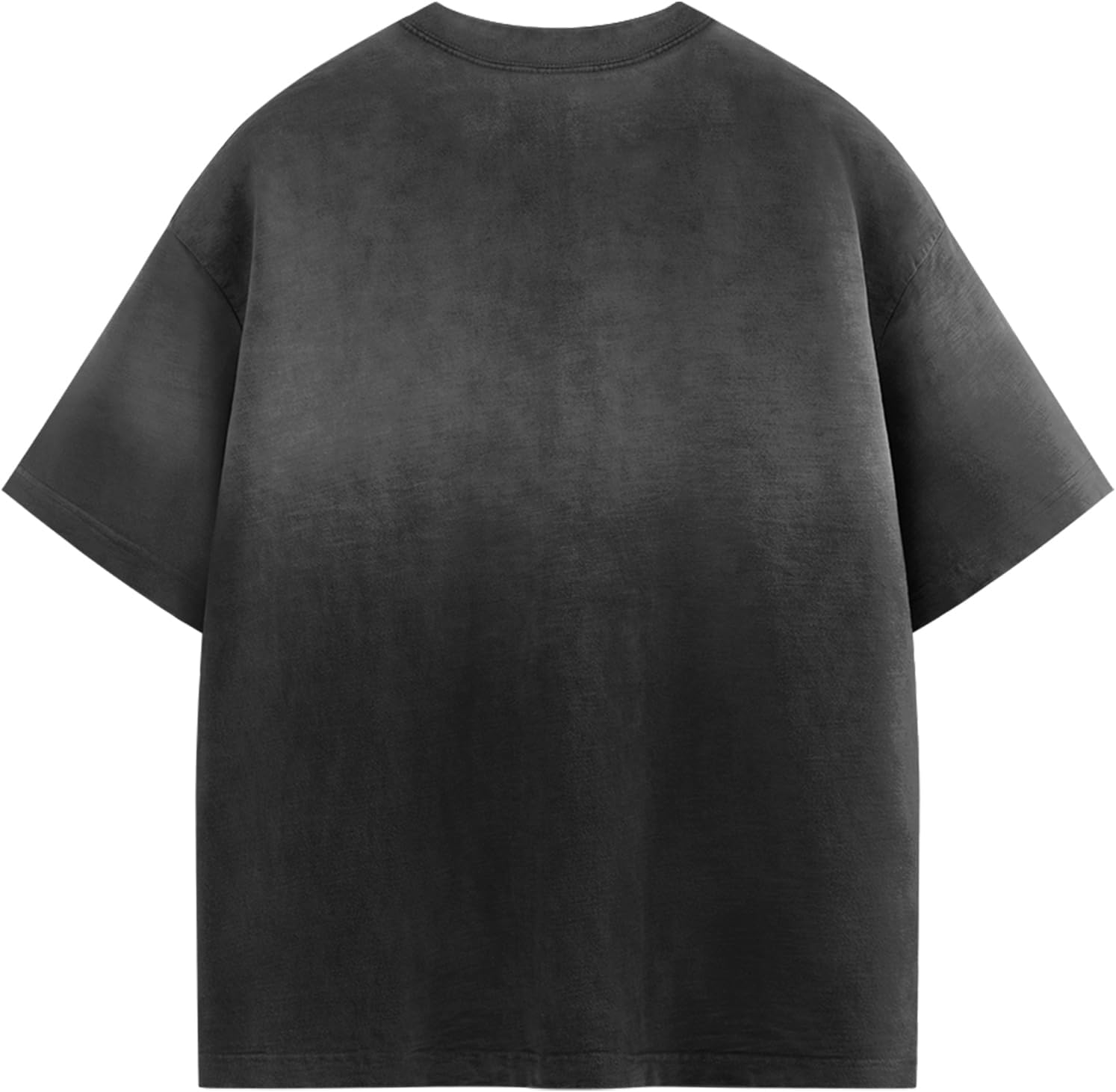 Mens Oversized T-Shirts Heavyweight Cotton Gradient Wash Tshirt Loose Fit Short Sleeve Vintage Tees